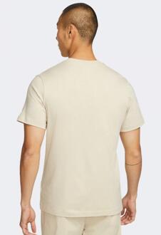 Nike Sportswear Club T-shirt voor heren in beige - maat S