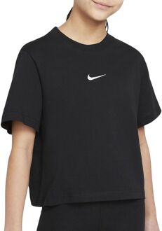 Nike Sportswear Essential Boxy Shirt Junior zwart - XS-116/128