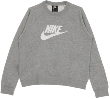 Nike Sportswear Essential Crew Flock Hbr Trui Dames - Maat L