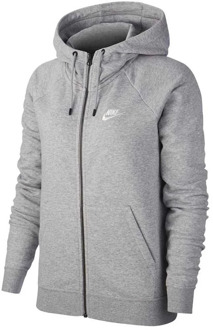 Nike Sportswear Essential Hoodie Full Zip Fleece Dames Vest - Maat L