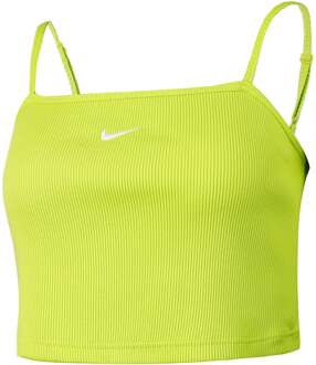 Nike Sportswear Essential Rib Tanktop Dames geel - XS,S,M,L,XL