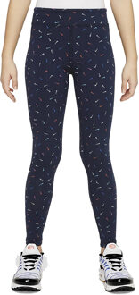 Nike Sportswear Essential Sportlegging Meisjes 140 Donkerblauw