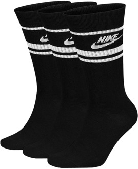 Nike sportswear everyday essential crew sokken zwart/wit heren - 46/50