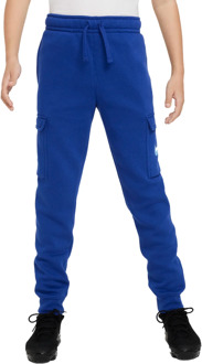 Nike Sportswear fleece graphic cargobroek Blauw - 140