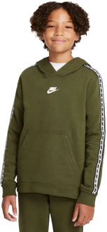 Nike Sportswear Fleece Hoodie Junior groen - wit - zwart - S-128/140