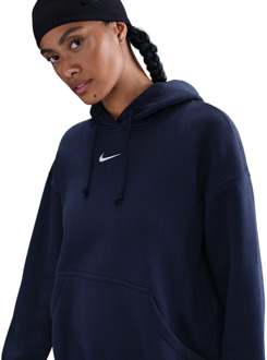 Nike Sportswear Hoodies Dames - Blauw - Maat 36 - Katoen Jersey Blue
