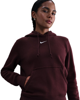 Nike Sportswear Hoodies Dames - Rood - Maat 34 - Katoen Jersey Red