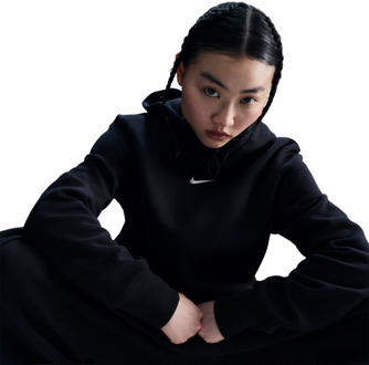 Nike Sportswear Hoodies Dames - Zwart - Maat 40 - Katoen Jersey Black