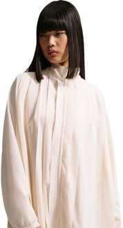 Nike Sportswear Jurken Dames - Beige - Maat 40 - Katoen Jersey