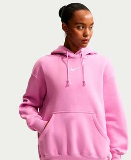 Nike Sportswear Phoenix Fleece Oversized Sweater met capuchon Dames-mauve - L