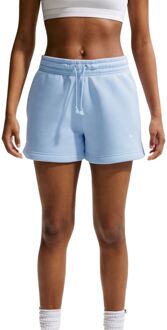 Nike Sportswear Phoenix Fleece Sportshort Dames M/38 Blauw