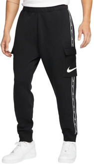 Nike sportswear repeat cargo joggingbroek zwart/wit heren heren - XL