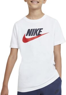 Nike Sportswear Shirt Junior wit - navy - rood - M-140/152