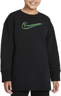 Nike Sportswear Sweatshirt Girls - Meisjes Trui Zwart - 158 - 170