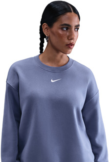 Nike Sportswear Sweatshirts Dames - Blauw - Maat 34 - Katoen Jersey Blue