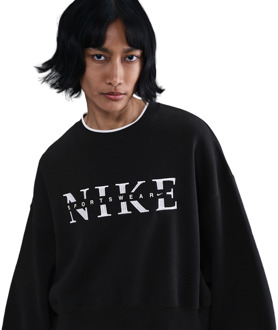 Nike Sportswear Sweatshirts Dames - Zwart - Maat 40 - Katoen Jersey Black
