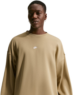 Nike Sportswear Sweatshirts Heren - Beige - Maat S - Katoen Jersey