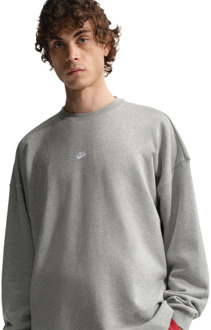 Nike Sportswear Sweatshirts Heren - Grijs - Maat S - Katoen Jersey Grey