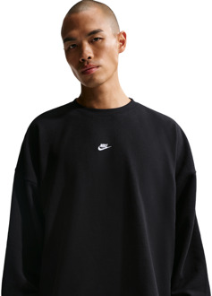Nike Sportswear Sweatshirts Heren - Zwart - Maat L - Katoen Jersey Black