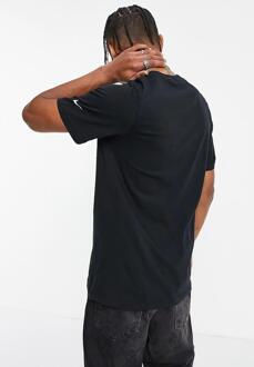 Nike Sportswear T-shirt voor heren met groot logo in zwart