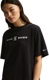 Nike Sportswear T-shirts Dames - Zwart - Maat 36 - Katoen Jersey Black