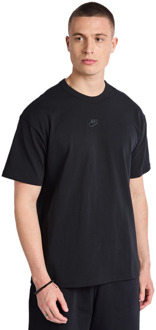 Nike Sportswear T-shirts Heren - Zwart - Maat XS - Katoen Jersey Black