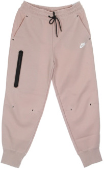 Nike sportswear tech fleece essential joggingbroek roze dames dames - L