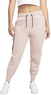 Nike sportswear tech fleece essential joggingbroek roze dames dames - L