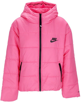 nike sportswear therma-fit repel winterjas roze dames - M