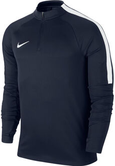 Nike Squad 17Dry Drill LS  Sportshirt - Maat L  - Mannen - blauw/wit