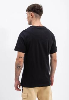 Nike Stack Logo Heren T-shirt in zwart