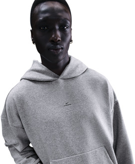 Nike Standard Issue Hoodies Heren - Grijs - Maat XL - Katoen Fleece Grey