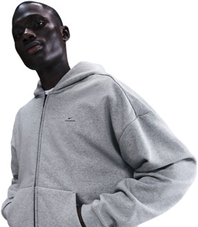 Nike Standard Issue Hoodies Heren - Grijs - Maat XL - Katoen Fleece Grey