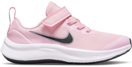 Nike star runner 3 hardloopschoenen roze/zwart kinderen - 33