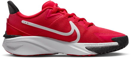 Nike star runner 4 hardloopschoenen rood/wit kinderen kinderen - 36,5