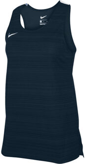 Nike Stock Dry Miler Singlet Dames blauw/blauw - XS