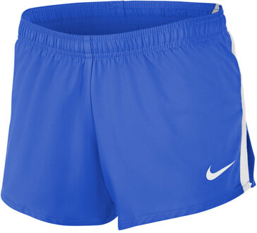 Nike Stock Fast 2" Short Dames blauw - XL