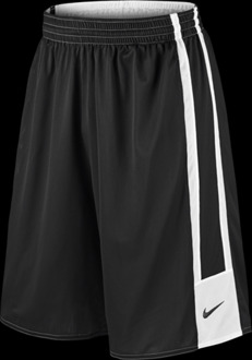 Nike Stock League Reversible Basketbal Short Black Zwart / wit