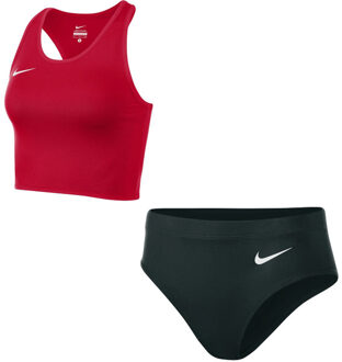 Nike Stock Wedstrijd Brief Set Dames rood