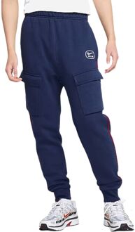 Nike Streetwear Air Cargo Fleece Joggingbroek Heren M Donkerblauw