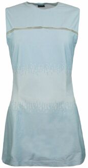 Nike Stretch Fit Crew Neck Mouwloos Lichtblauw Dames Jurk 240930 400