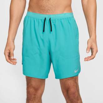 Nike Stride 2in1 7in Hardloopshorts Heren-Turkoois - S,XXL