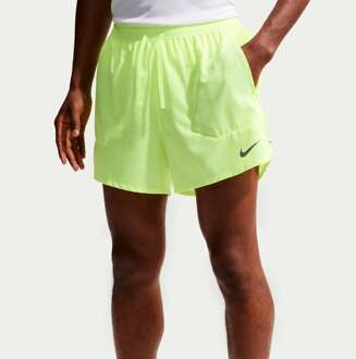 Nike STRIDE 5IN  Hardloopshorts Heren neongeel - XL