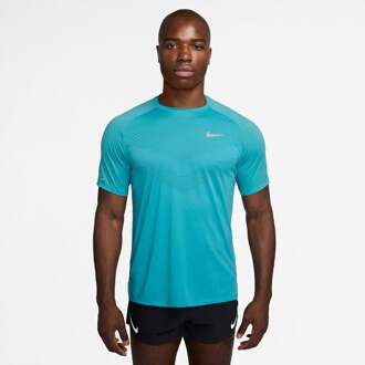 Nike Stride Hardloopshirt Heren turkoois - XXL