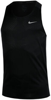 Nike Stride Hardloopshirt Heren zwart - M
