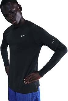 Nike Stride Hardloopshirt Heren zwart
