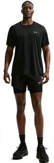 Nike Stride Shirt 2in1 5'' Short Set Heren zwart