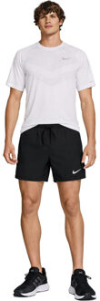 Nike Stride Shirt 5'' Short Set Heren wit