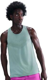 Nike Stride Tank Hardloopshirt Heren-turkoois, zilver - S,M