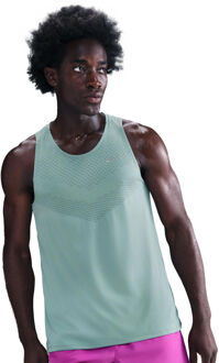 Nike Stride Tank Hardloopshirt Heren-turkoois, zilver